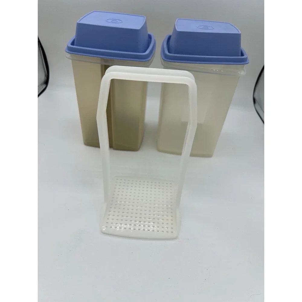 Vintage Tupperware Pickle/Olive Keeper #1560-2  3 Piece Set